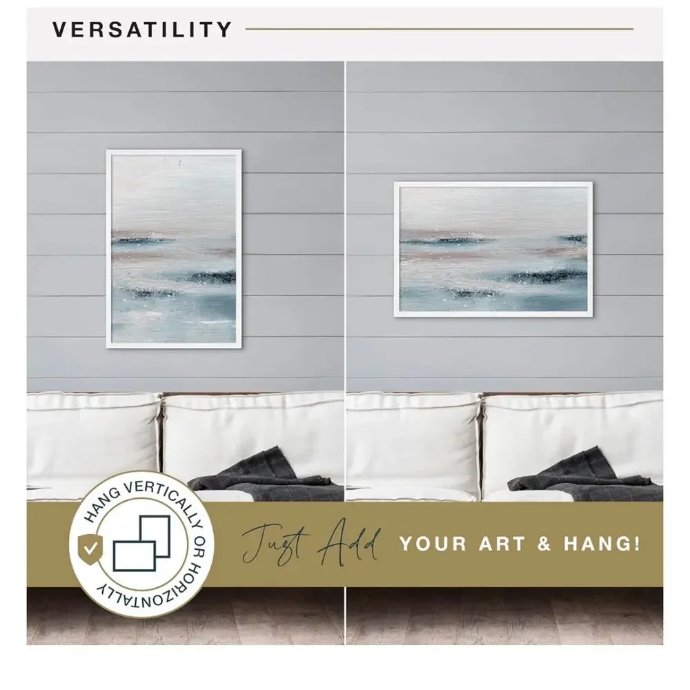Set of 2 MCS Gallery Foundation White 16x24 Poster Frames